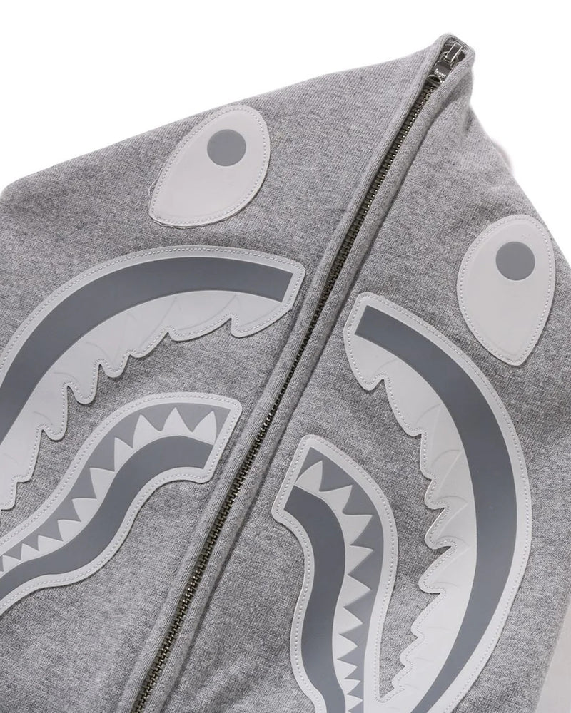 One Point Ape Head Shark Relaxed Fit Full Zip Hoodie