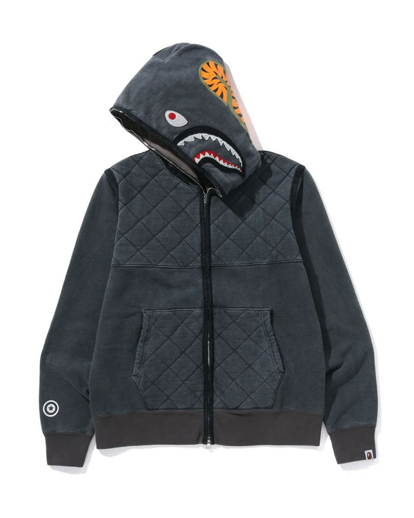 A Rising BAPE Military Shark Full Zip Hoodie