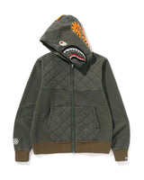 A Rising BAPE Military Shark Full Zip Hoodie