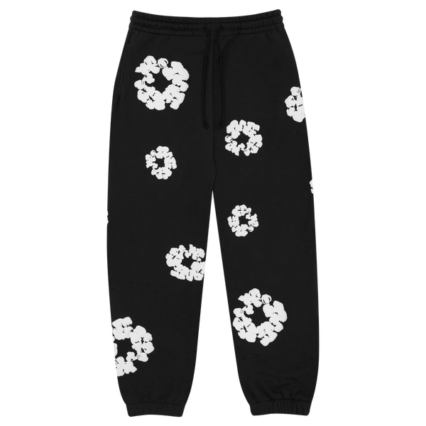 THE COTTON WREATH SWEATPANTS BLACK