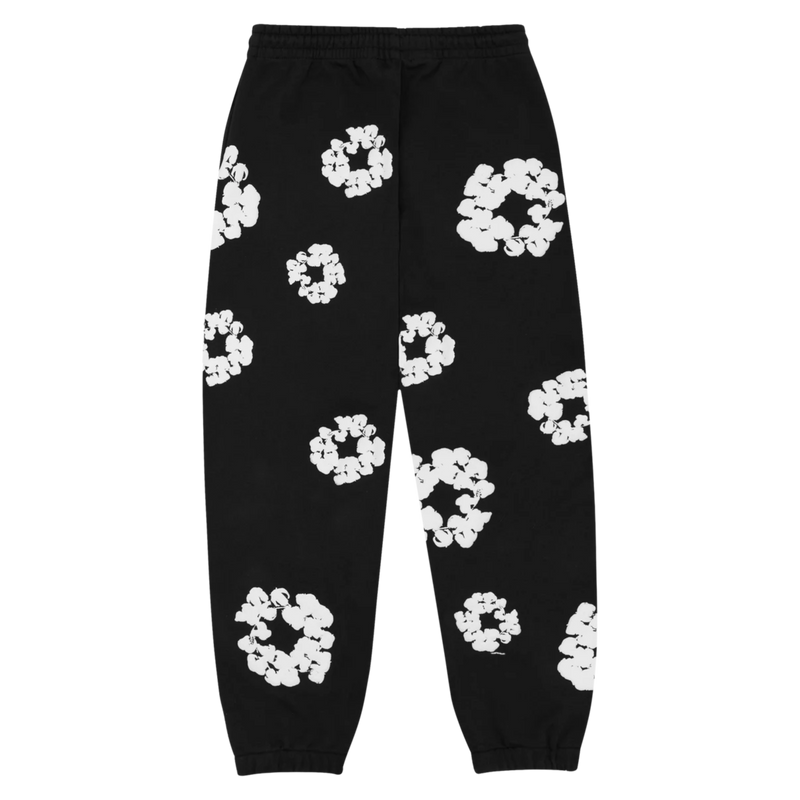 THE COTTON WREATH SWEATPANTS BLACK