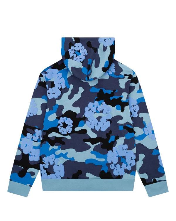 Camo Cotton Wreath Zip Hoodie