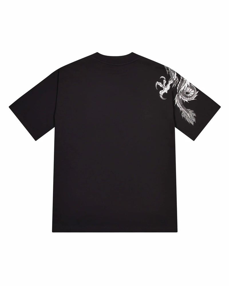 TRAPSTAR X ED HARDY DRAGON TEE WITH DIAMANTÉ