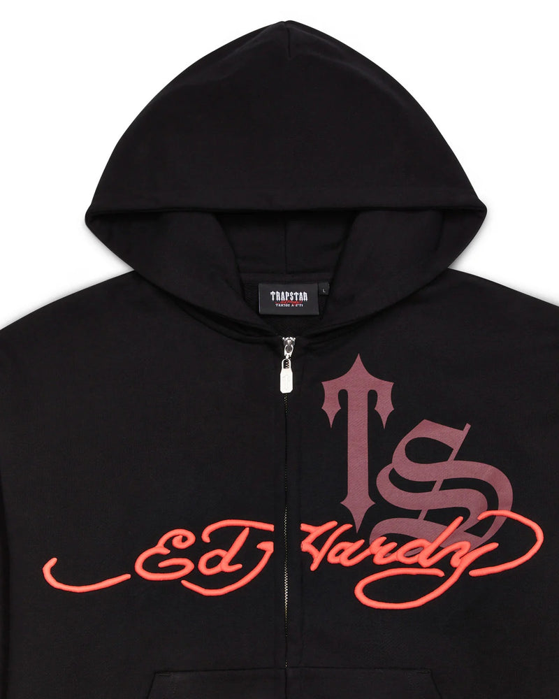 TRAPSTAR X ED HARDY SCRIPT HOODIE