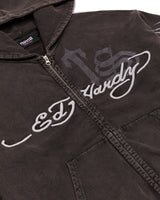 TRAPSTAR X ED HARDY SCRIPT HOODIE