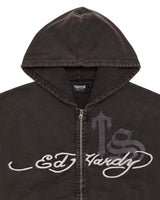 TRAPSTAR X ED HARDY SCRIPT HOODIE