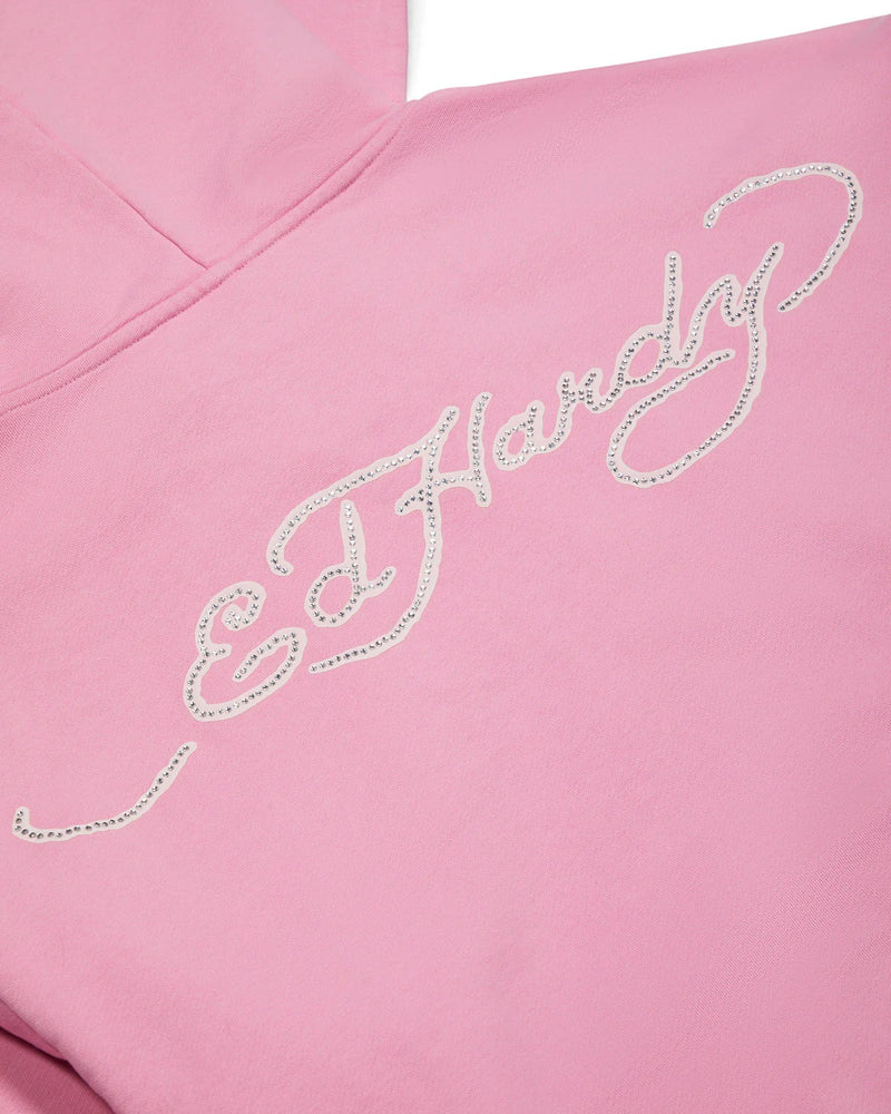 TRAPSTAR X ED HARDY IRONGATE ZIP THROUGH HOODIE