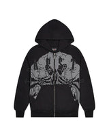 TRAPSTAR X ED HARDY IRONGATE ZIP THROUGH HOODIE